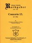 Concerto 13 - Deckblatt