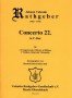 Concerto 22 - Deckblatt