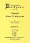 Concerto aus Missa SS. Martyrum - Deckblatt