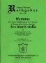 Hymnus 13 - Ave maris Stella - Deckblatt