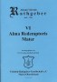 VI Alma Redemptoris Mater Opus 16 - Deckblatt