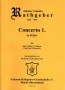 Concerto 01 - Cover page